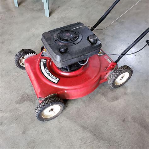 It doesn't take a rocket scientist to know that water and electricity don't mix. 20IN TURFPOWER GAS LAWN MOWER - Big Valley Auction