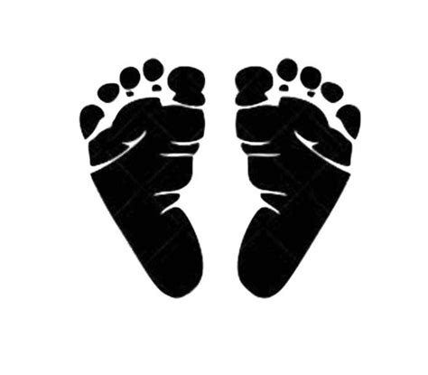 Baby Footprint Svg File Baby Feet Clipart Baby Feet Etsy Australia My