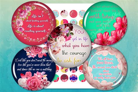 Quotes Digital Collage Sheetmotivational Quoteslife Quotes