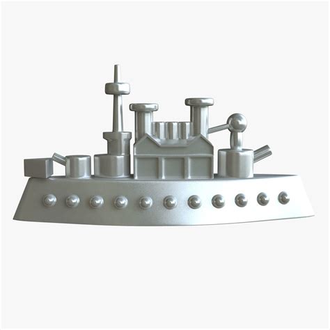 Monopoly Game Pieces 3d Model Cgtrader