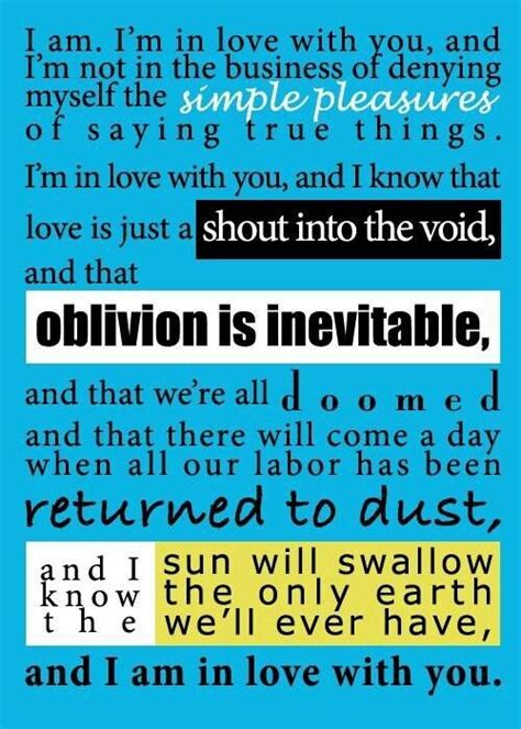 Oblivion Is Inevitable Star Quotes Movie Quotes Book Quotes Poetry
