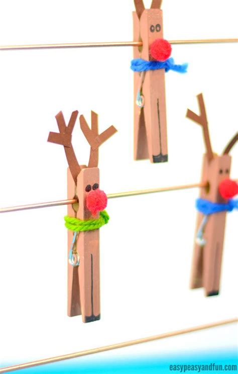 Clothespin Reindeer Craft Easy Peasy And Fun Christmas Crafts For