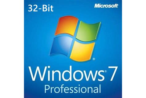 Microsoft Windows 7 Professional With Service Pack 1 32 Bit Oem Dvd