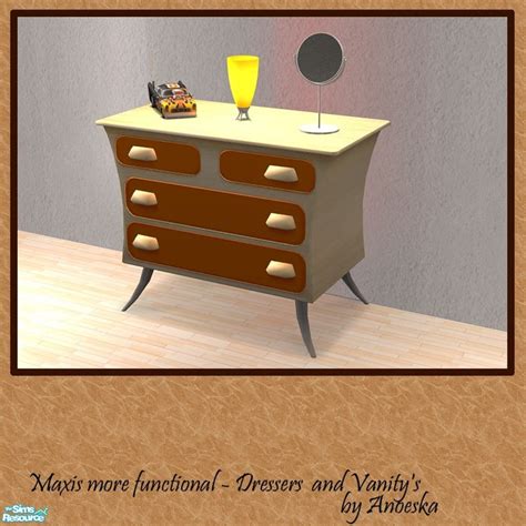 The Sims Resource Mmf Dressers Groovy Dresser
