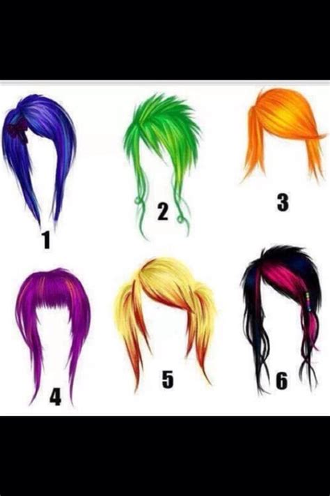 So Many Different Types Of Emo Hair Styles Emo Hair Emo Scene Hair