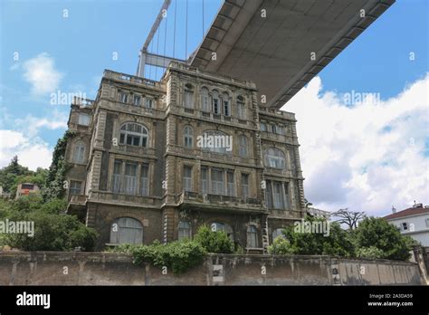 Old Historic Waterfront Mansion Called Tophane Musiri Zeki Pasa Mansion