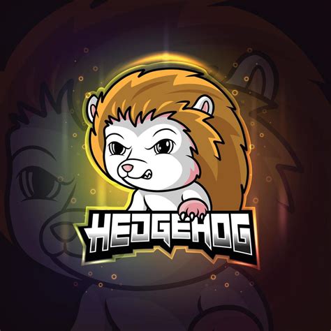 The Cool Hedgehog Mascot Esport Logo Design 4857962 Vector Art At Vecteezy
