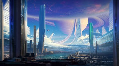 Sci Fi City Concept Art