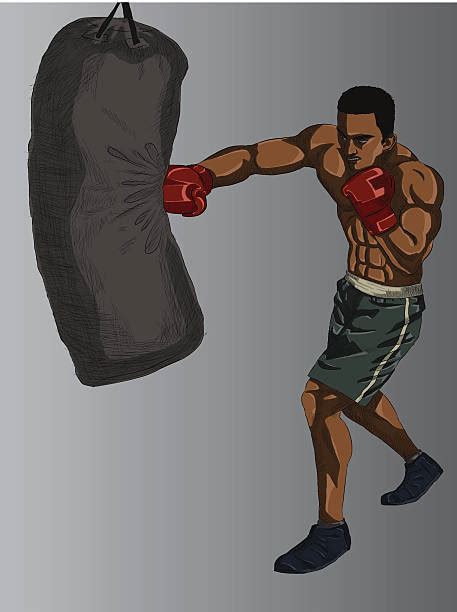 Royalty Free Punching Bag Clip Art Vector Images And Illustrations Istock