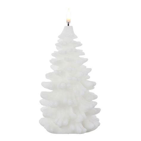Flameless Led White Christmas Tree Candle