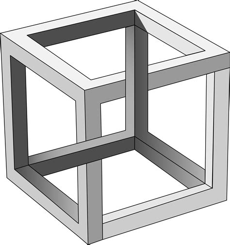 Mc Escher Impossible Cube Apevt