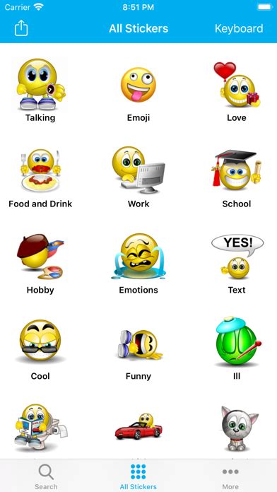 Animated Emoji 3d Sticker S
