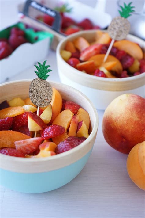 The Cook Time Salade de fruits sirop thé aux fruits rouges