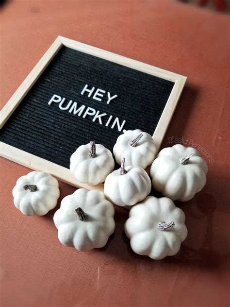 Maybe you would like to learn more about one of these? Small White Pumpkins White Pumpkin Decorations Modern Fall ...