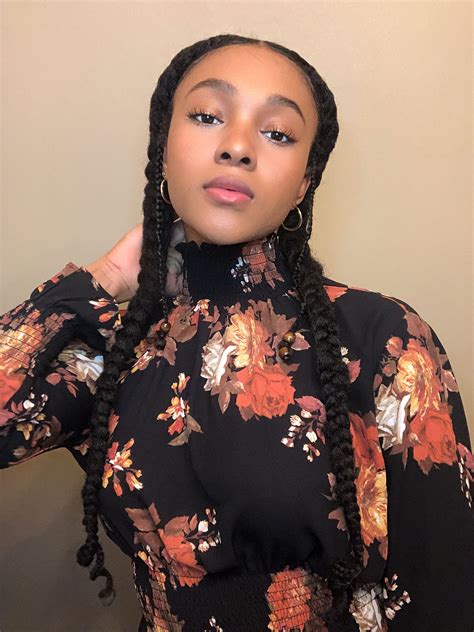 Yara Shahidi Grown Ish Zoey Inspired Braids Protective Braids Braids Natural Hair Styles