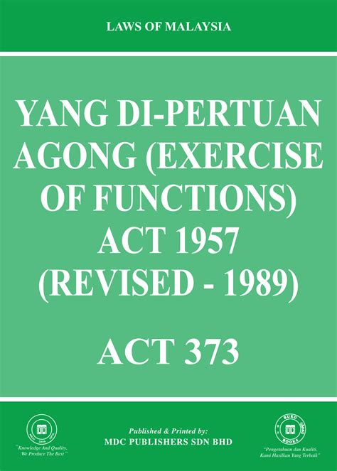 We did not find results for: Laws of Malaysia :: Yang Di-Pertuan Agong (Exercise Of ...