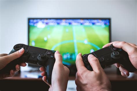 Two Person Playing Sony Ps4 · Free Stock Photo