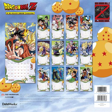 Check spelling or type a new query. Dragon Ball Z 30th Anniversary 16 Month 2020 Anime Images Wall Calendar SEALED | Starbase Atlanta