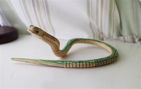 Flexible Wooden Snake Cobra Wood Snake Toy Snake Wooden Snake Hand