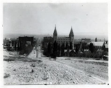 A View Looking South Down Main Street From Capitol Hill In The 1890s
