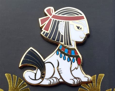 tiny pantheon sphinx enamel pin cute ancient egyptian etsy