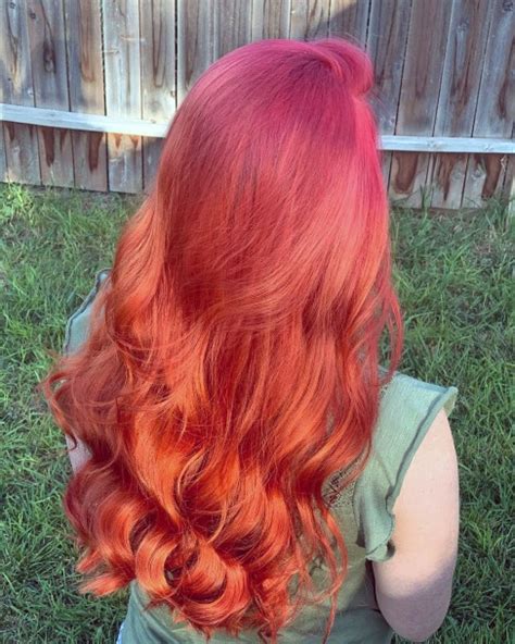 top 100 best orange ombre hairstyles for women bright hair ideas