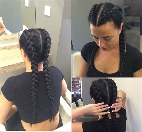 Cornrows Boxer Braids Hairstyles Two Braid Hairstyles Boxer Braids