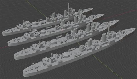Ijn Mutsuki Class Destroyers Wargaming3d