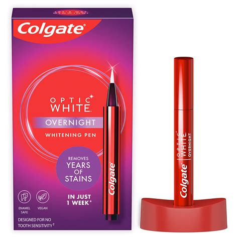 Colgate Optic White Overnight Teeth Whitening Pen Teeth Stain Remover