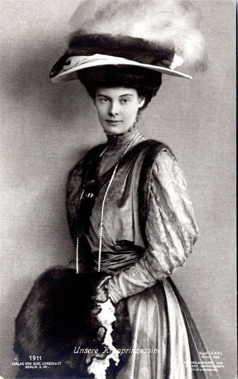 Cécilie Kronprinzessin Von Preussen By Photographie Originale Original Photograph 1911