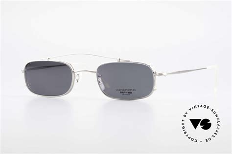 Sunglasses Oliver Peoples Op588 Square Eyeglass Frame Clip On