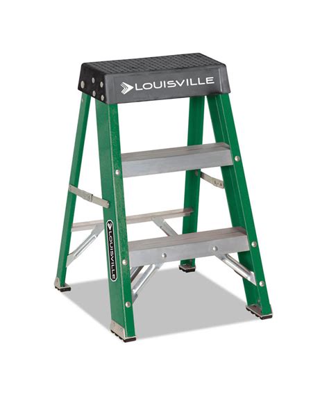 Rolling Commercial Step Stool 2 Step 19 710 Spread Platinumblack
