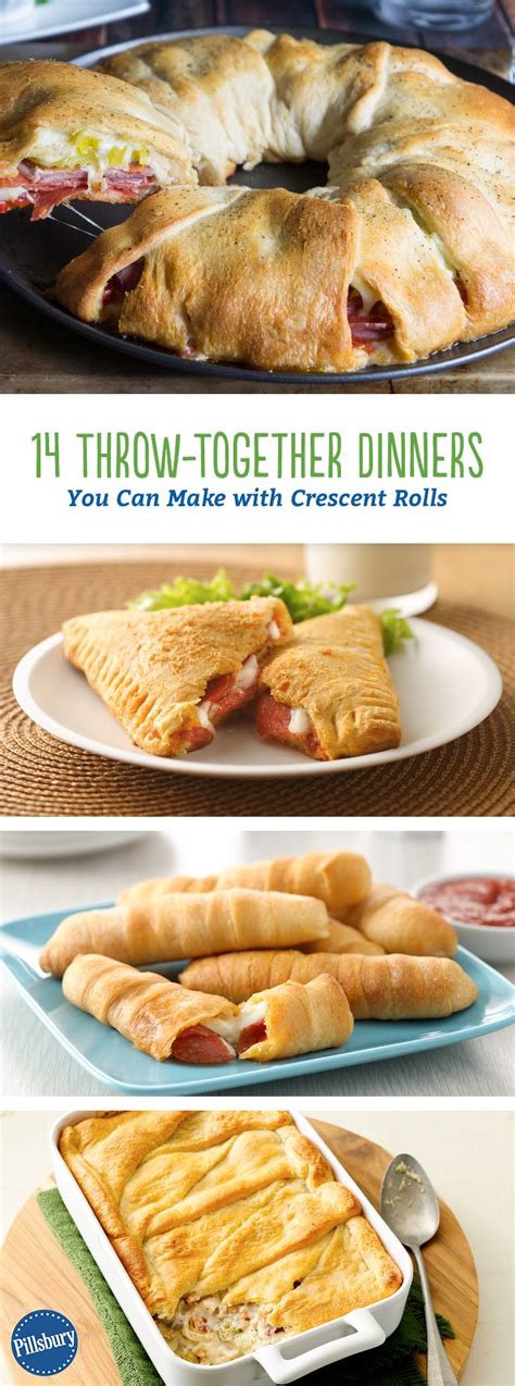 The best croissants dinner recipes on yummly | sheet pan sausage dinner, sheet pan italian chicken dinner, sheet pan chicken parmesan dinner. 17 Throw-Together Dinners You Can Make with Crescent Rolls ...