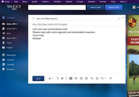 Yahoo Mail Review Pcmag