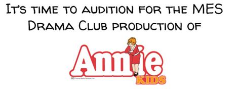 Drama Club Auditions Mcallister Elementary School