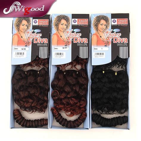 Angels Hair Curly Weaves Tangle Angels Super Diva Synthetic Hair