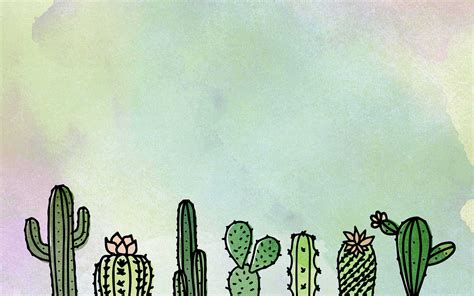 Aesthetic Cactus Wallpapers Wallpaper Cave