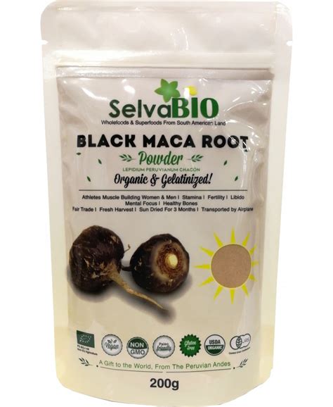 Organic Black Maca Root Powder Maca Plant Is Native To Per Flickr
