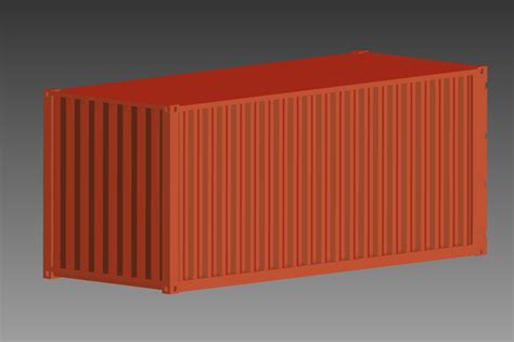 Shipping Container 20ft 40ft 40ft Hi Autodesk