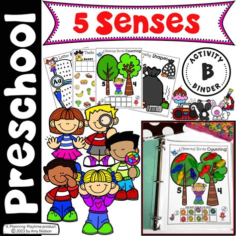 5 Senses Worksheets For Preschoolers Planning Playtime