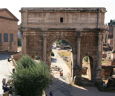 Arch Of Septimius Severus In Rome