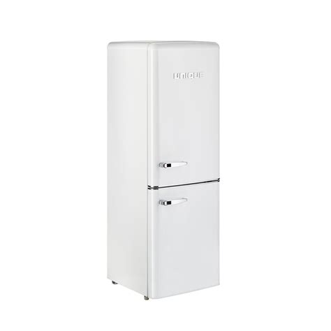 Unique Retro 216 In 7 Cu Ft Bottom Freezer Refrigerator In White
