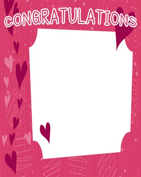 Congratulations Photo Frame Png Clip Art Library Images And Photos Finder