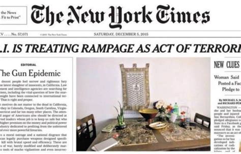 Le New York Times Appelle à Un Contrôle Des Armes à Feu Le Devoir