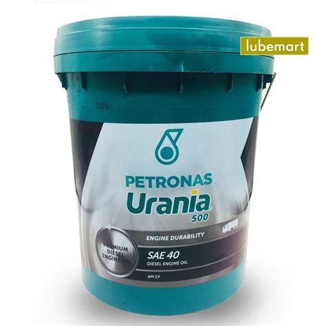 The first thing most folks think about when they consider oil is its viscosity. Petronas Urania 500 SAE 40 Diesel Engine Oil (18 liters ...