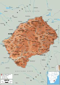 Maps Of Lesotho Worldometer The Best Porn Website