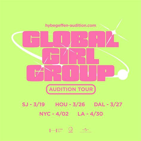 Hybe X Geffenumg Announce New On Site And Online Auditions For Their
