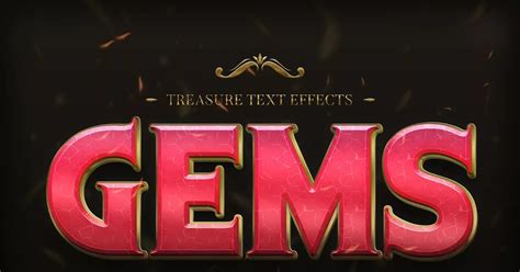 Gems Psd Text Effect