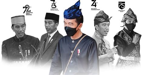 Sederhana Jokowi Kenakan Pakaian Adat Suku Baduy Saat Sidang Mpr Dpr