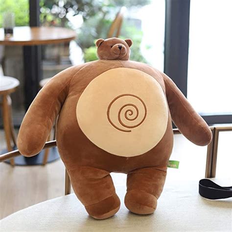Darenbp 32cm Stuffed Toy Small Head Teddy Bear Big Body Boyfriend Hug